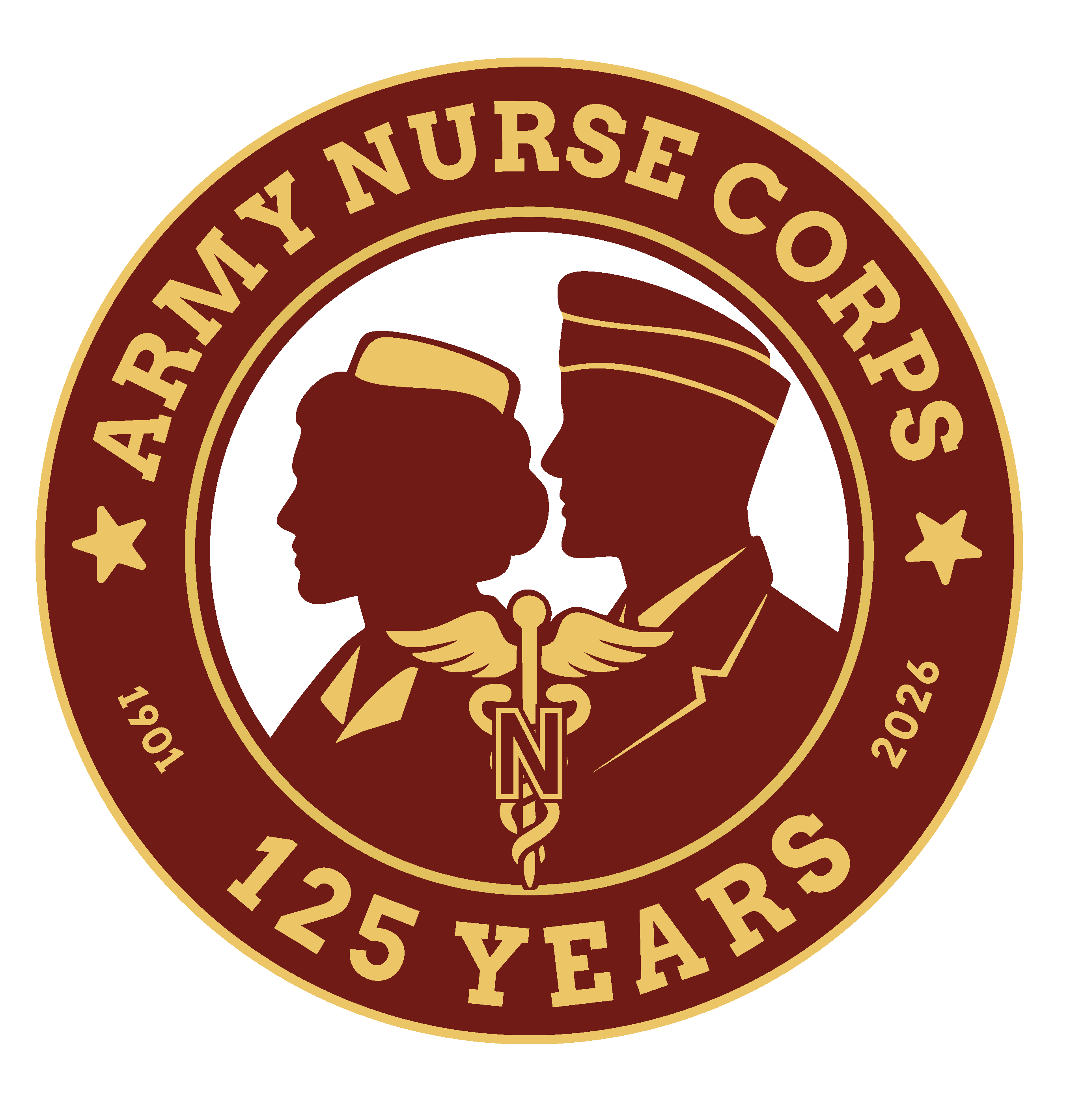 thumbnail image 2 of Army Nurse Corps Seal Die Cut Vinyl Sticker - 4x4 Inches - Military Nursing Officer 2 of 2
